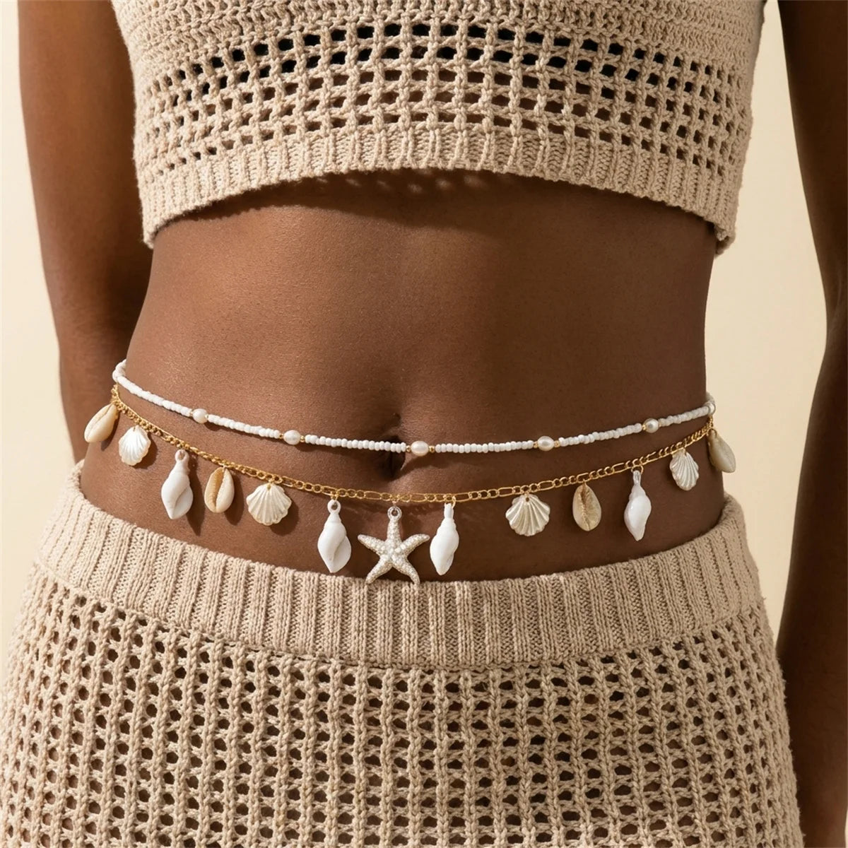 Summer Beach Shell Waist Chain