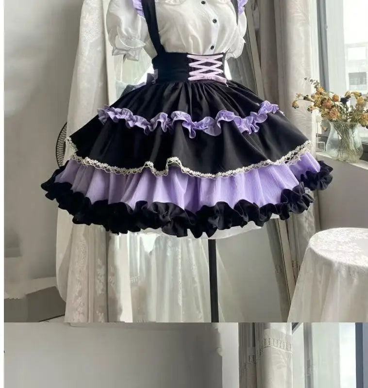 Japanese Kawaii Lolita Strap Skirt