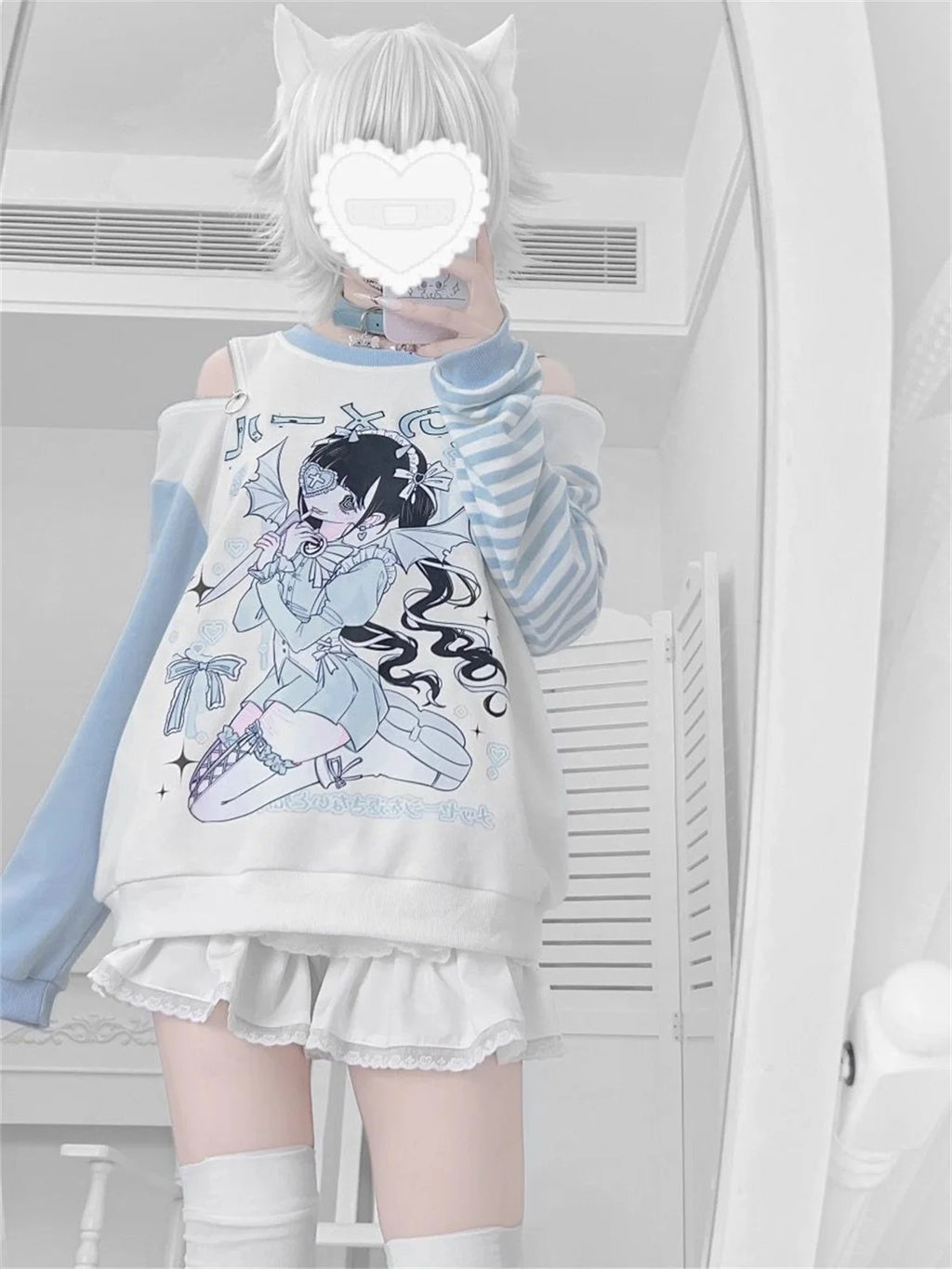 Y2k  Grunge Sweatshirt Zipper Hoody