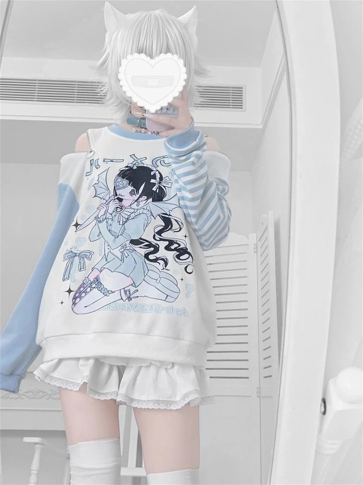 Y2k  Grunge Sweatshirt Zipper Hoody