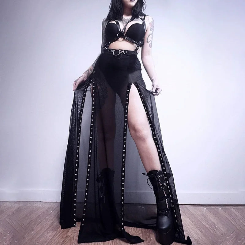 Punk Faux Leather Cropped Jacket