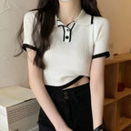 Polo  Knitted Short Sleeves T-shirt