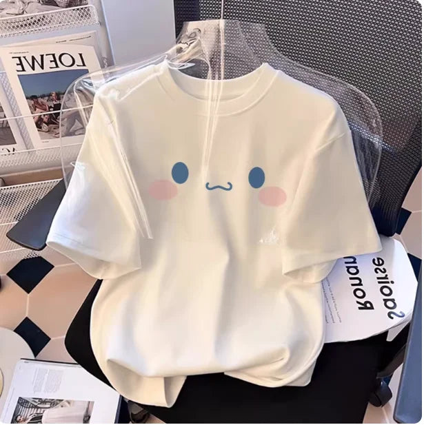 Sanrio Cinnamoroll Printed Casual Loose T-shirt