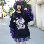 Patchwork Streetwear Hoodie