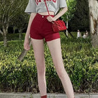 High Waist  Short Jeans