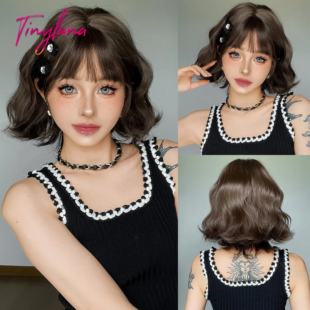 Short  Wavy Synthetic Wigs