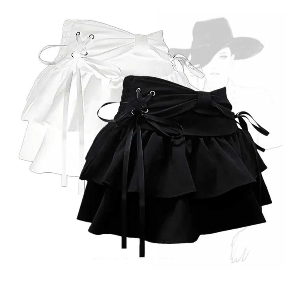 Sweet Kawaii  Gothic Mini Denim Skirts