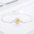 S925 Sterling Silver Bracelet Simple flower