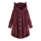 Cat's Ears Fleece Hoodie