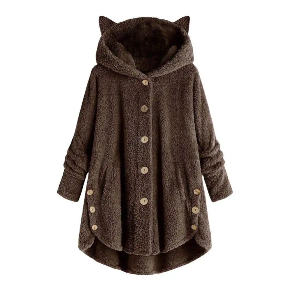 Cat's Ears Fleece Hoodie