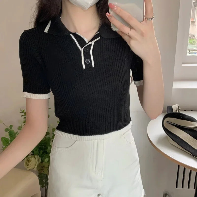 Polo  Knitted Short Sleeves T-shirt