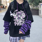Patchwork Streetwear Hoodie