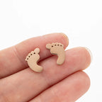 Cute Tiny Dog Paw Earrings
