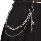 Punk Rivet Pants Chain