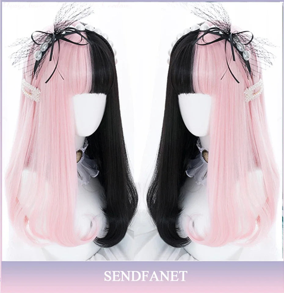 AS Long Straight Synthetic Wig