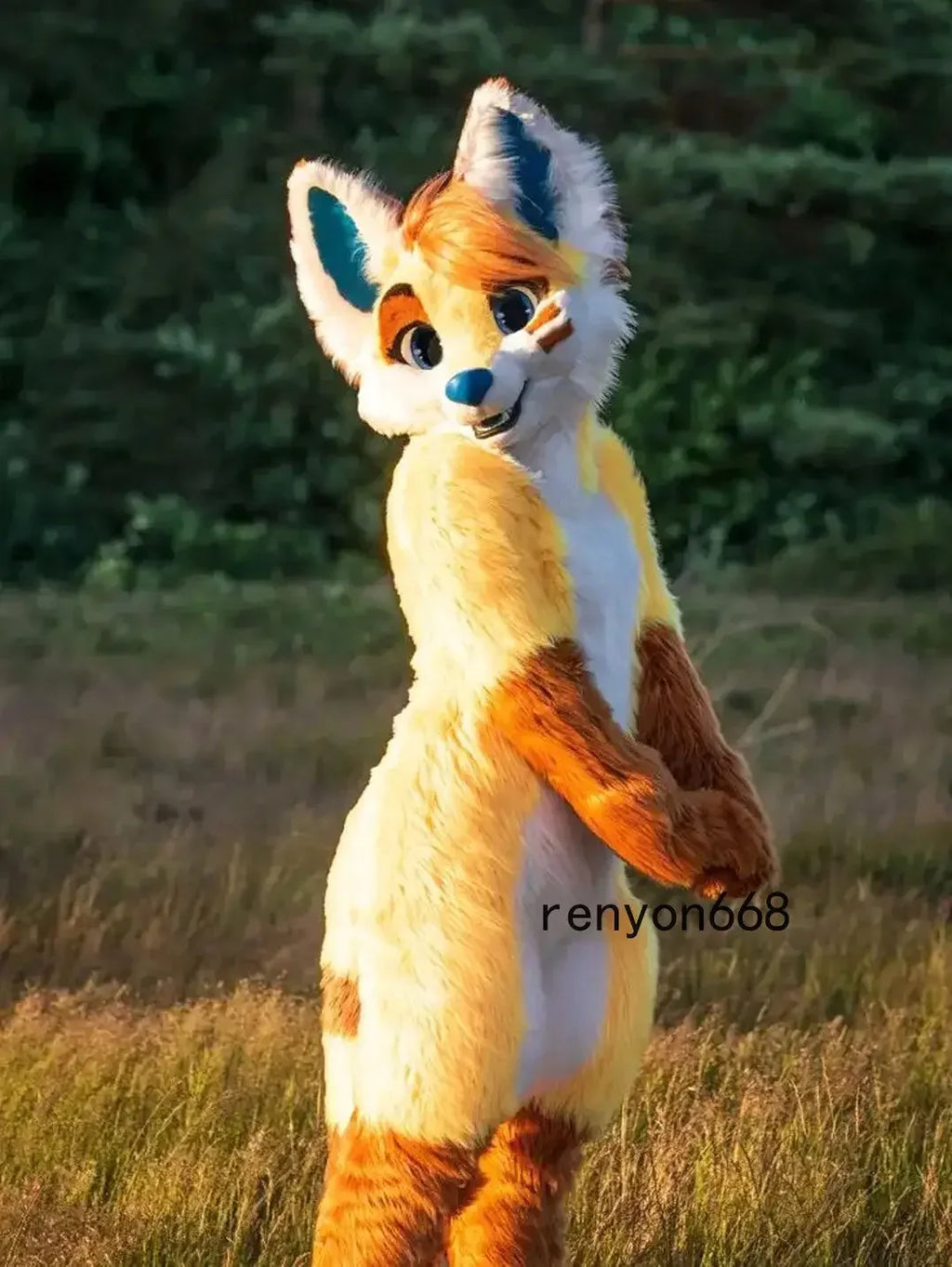 Yellow Fox Fursuit
