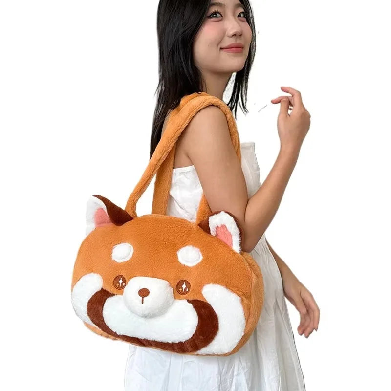Red Panda Plush Backpack