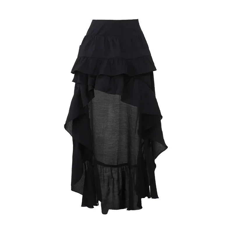 Goth Dark Irregular Skirts