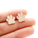 Cute Tiny Dog Paw Earrings