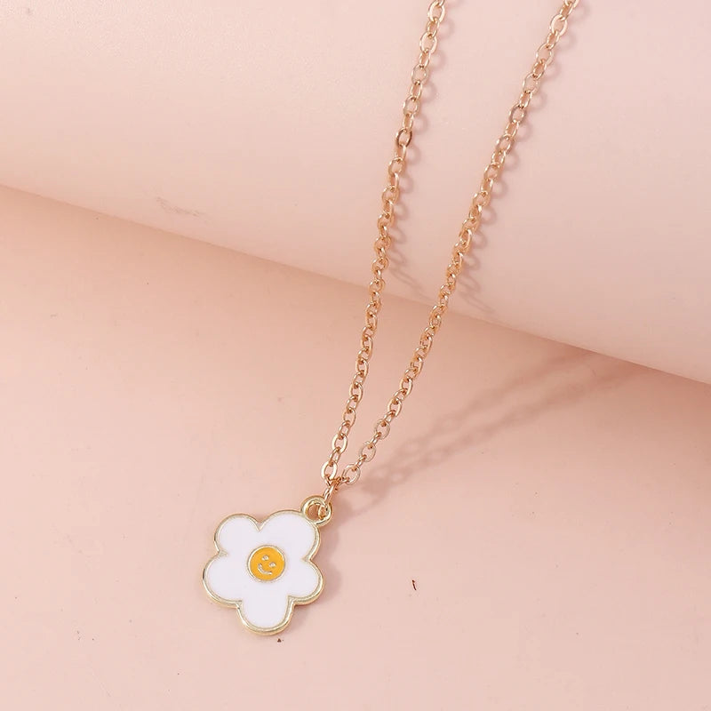 1pc Lovely Flower Necklace
