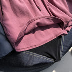 High waisted elastic sports shorts