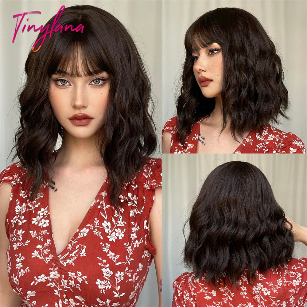 Short  Wavy Synthetic Wigs