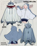 Three-dimensional Shark Shape Hooded Sweater