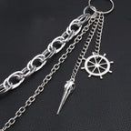 Punk Rivet Pants Chain