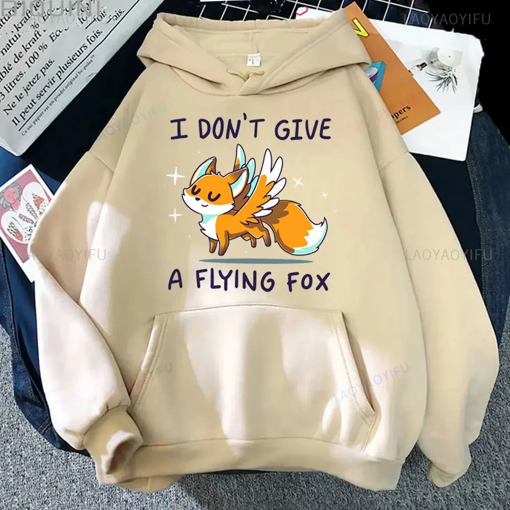 Cute I Don't Give A FoxHoodie