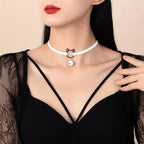 Velvet Cat Bell Choker