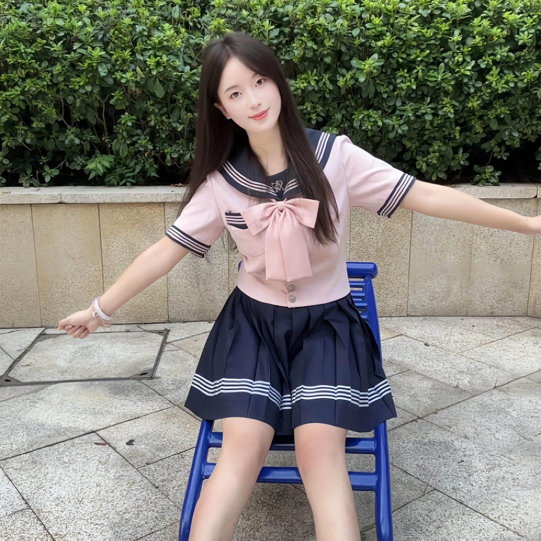 Japanese  College Style Outfit