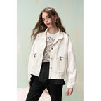 ELFSACK Denim Streetwear Jacket