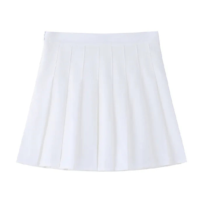 Summer  Mini Skirts  Pleated
