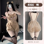 Plush Cute Bear Jumpsuit