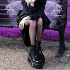 Punk Style  Lace-up H Shoes