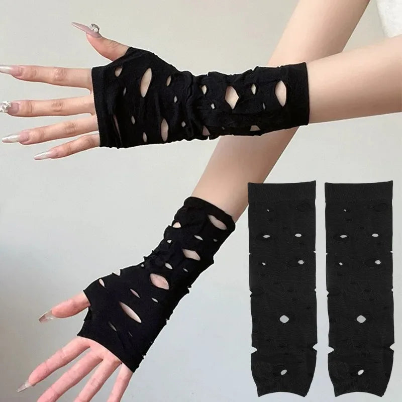 Gothic Fingerless Arm Warmer