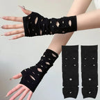 Gothic Fingerless Arm Warmer