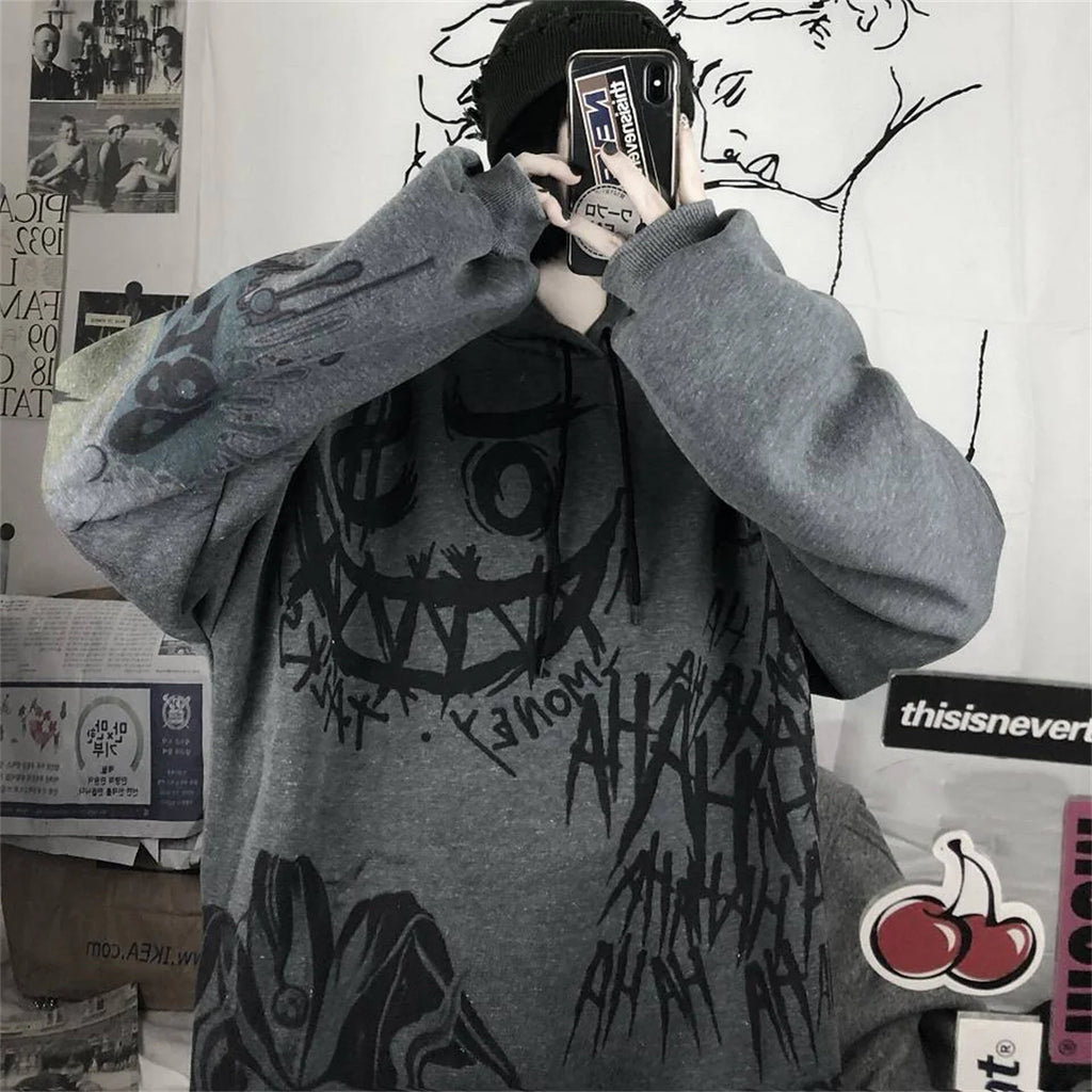 Gothic  Cartoon Hoodie