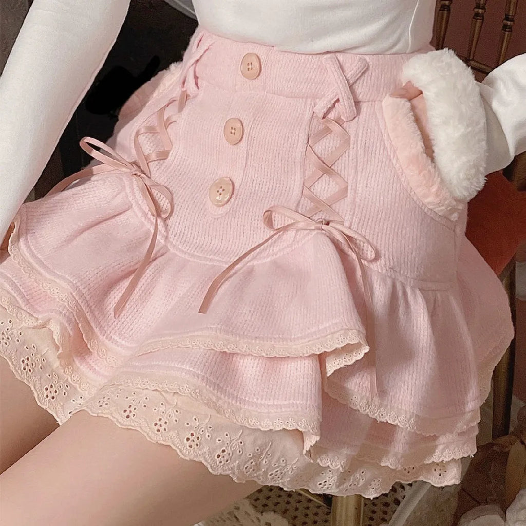 lolita kawaii  mini skirt