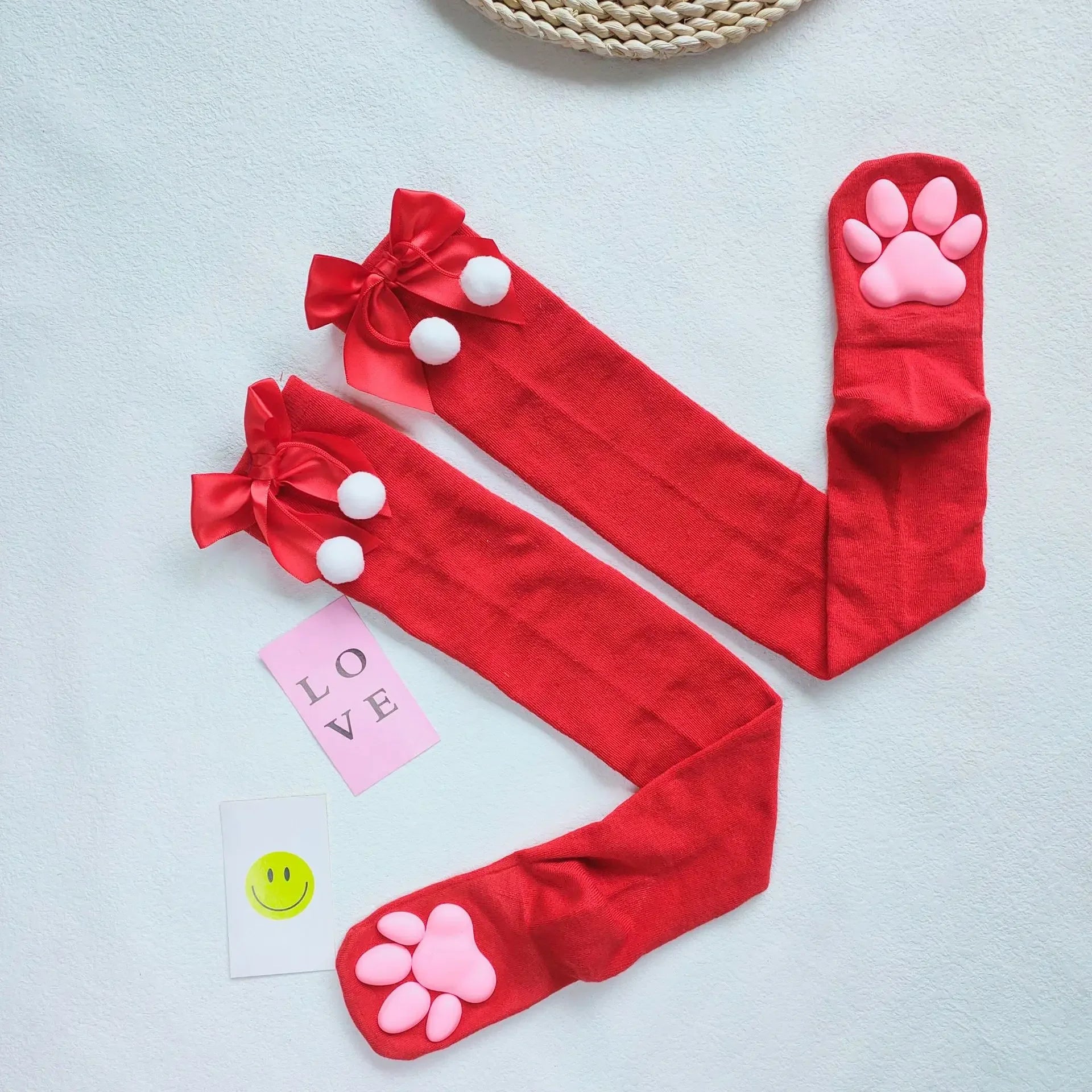 Cat Paw Thigh Highs