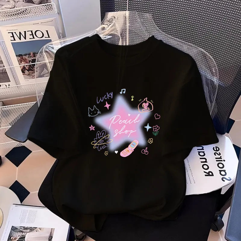 Cute Pure Cotton T-shirt