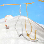 Stainless Steel Heart Anklets