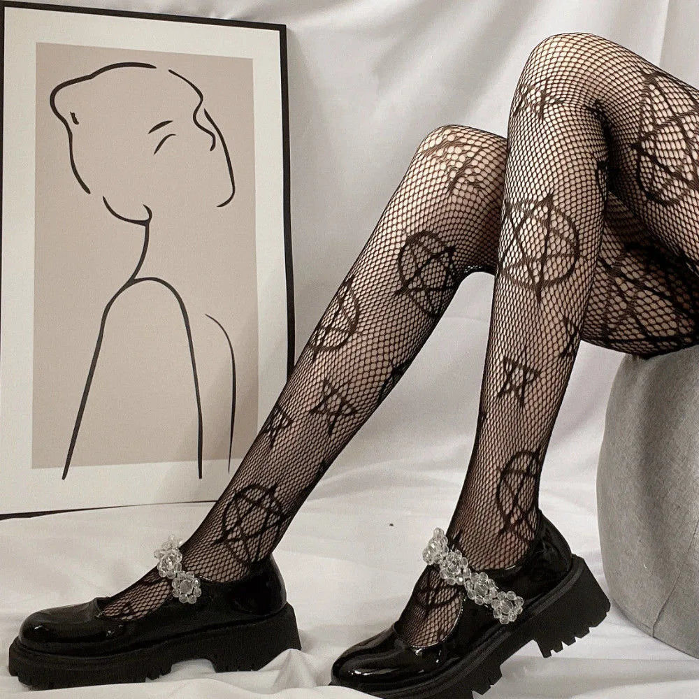 Goth Lolita  Nylon Fishnet