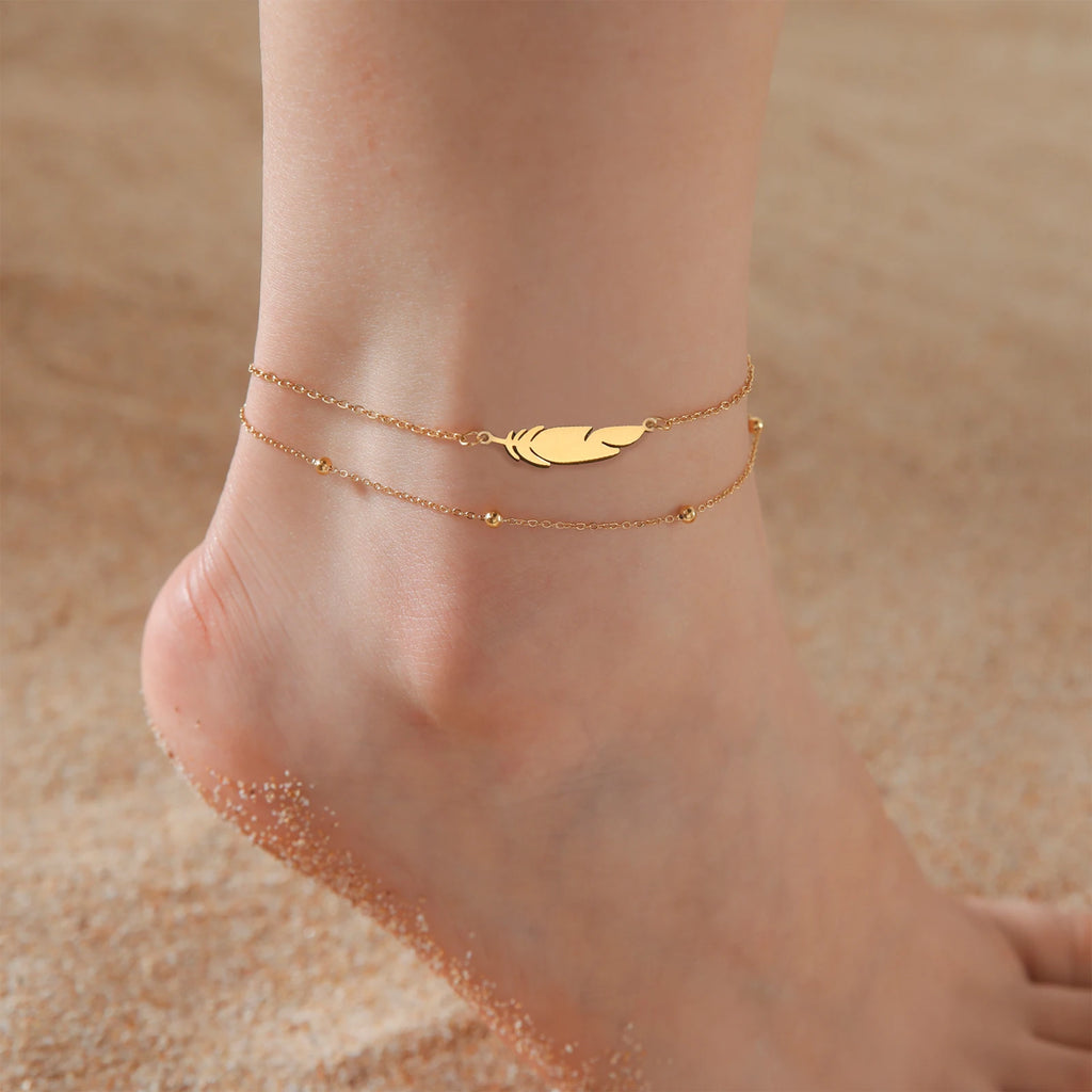 Feather Anklet