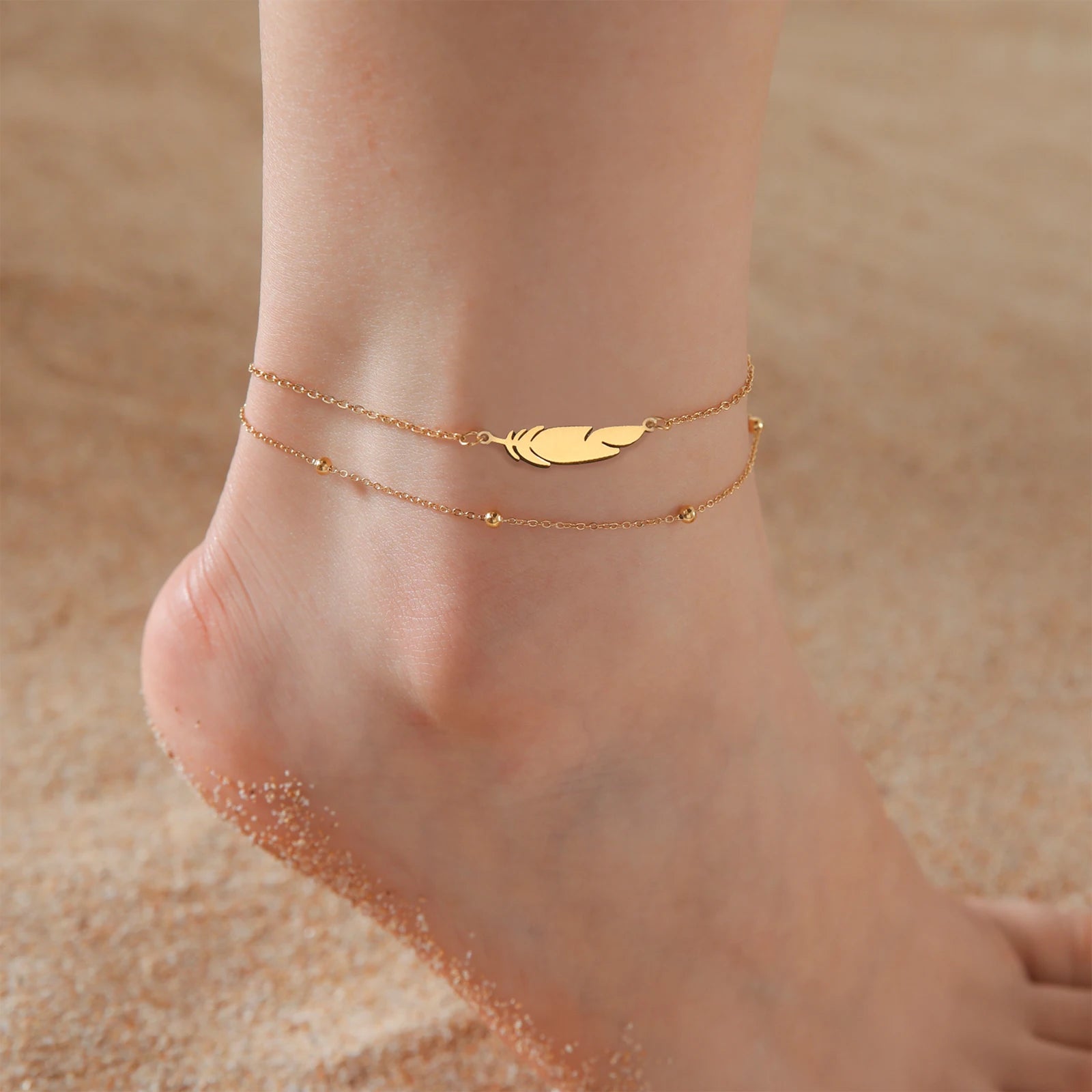 Feather Anklet