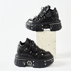 Punk Lace-Up Ankle Boots