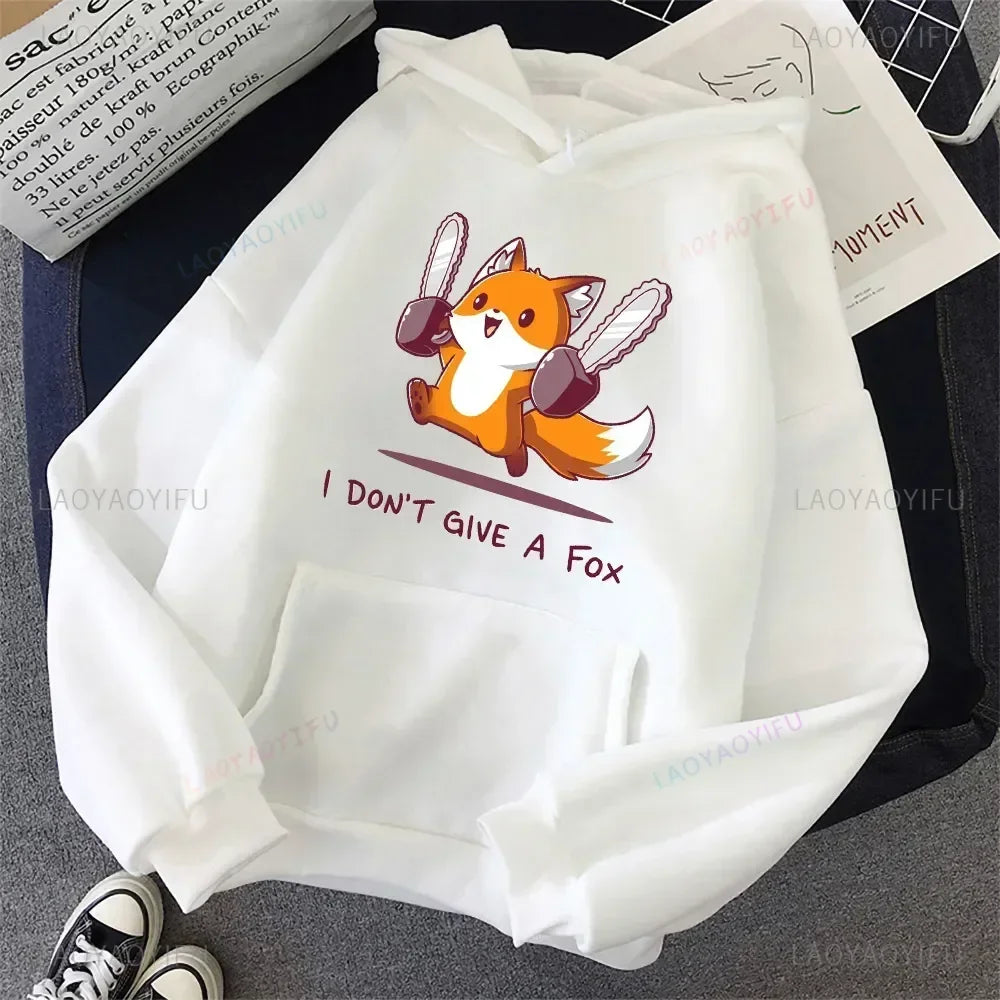 Cute I Don't Give A FoxHoodie