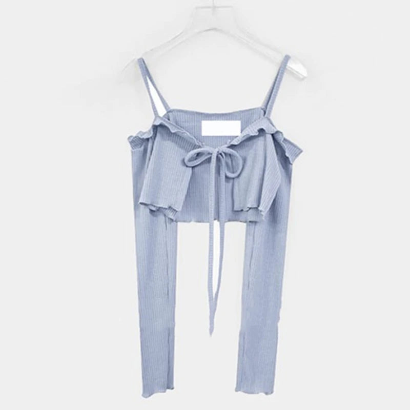 Off Shoulder Lace Up Coat