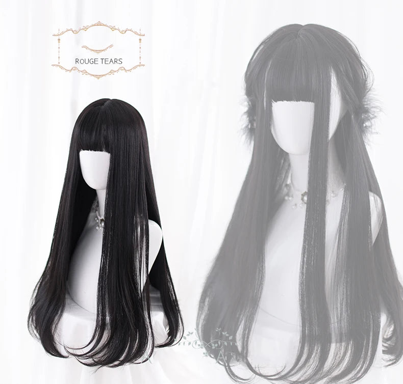 AS Long Straight Synthetic Wig