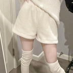 Y2K Fur Shorts
